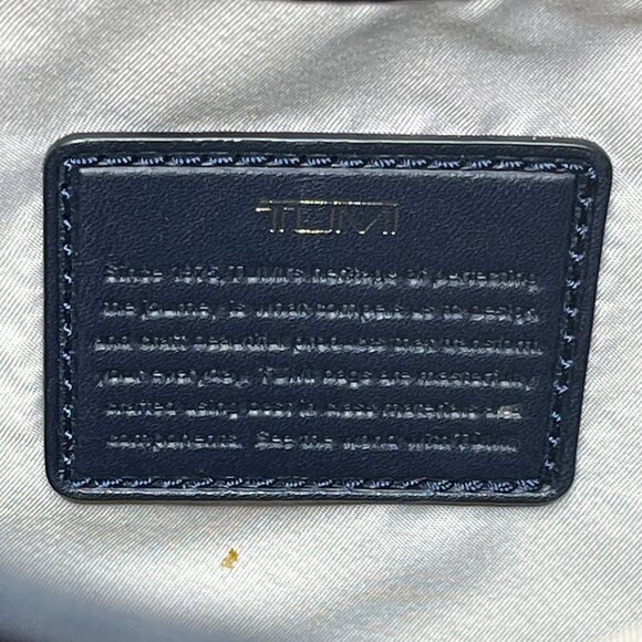 Tumi Women’s Navy Nylon With Multiple Pockets Versatile Stylish Design Backpack - Picture 6 of 15